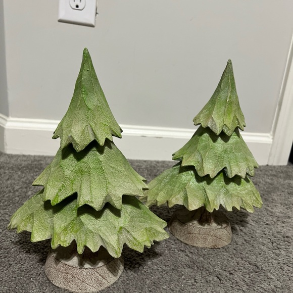 Wood Grain Tabletop Christmas Tree